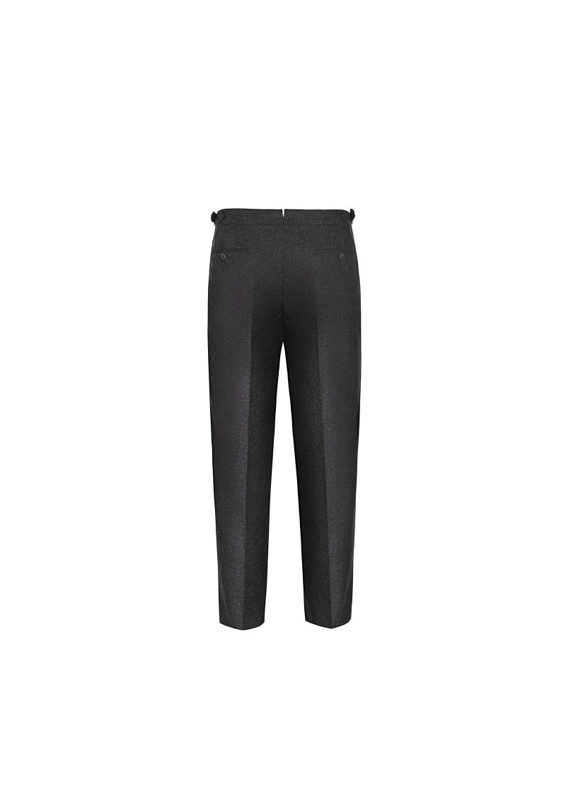 Soft Wool Flannel Tapered Pant | EILEEN FISHER