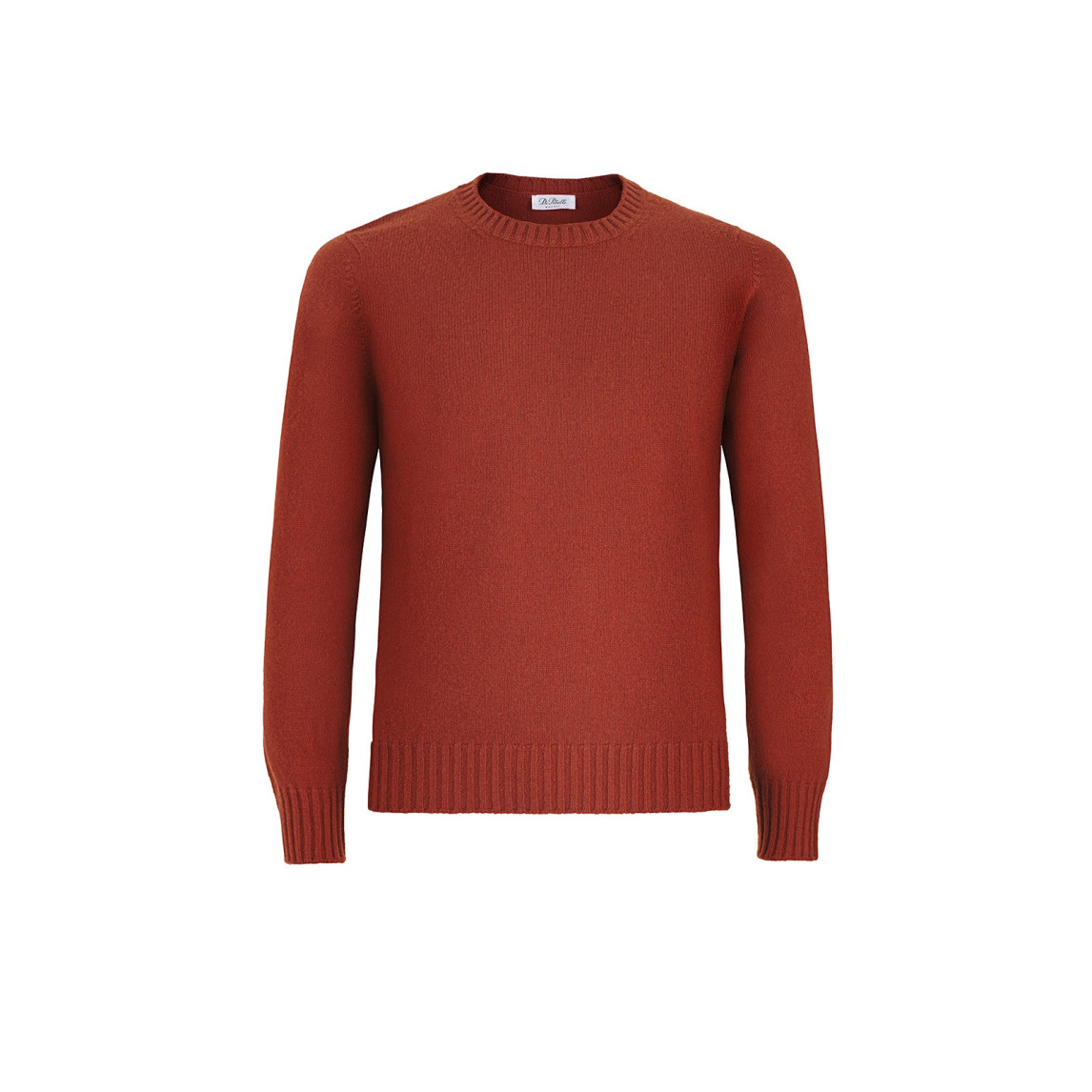 Rufous Red Cashmere And Wool Crewneck Sweater