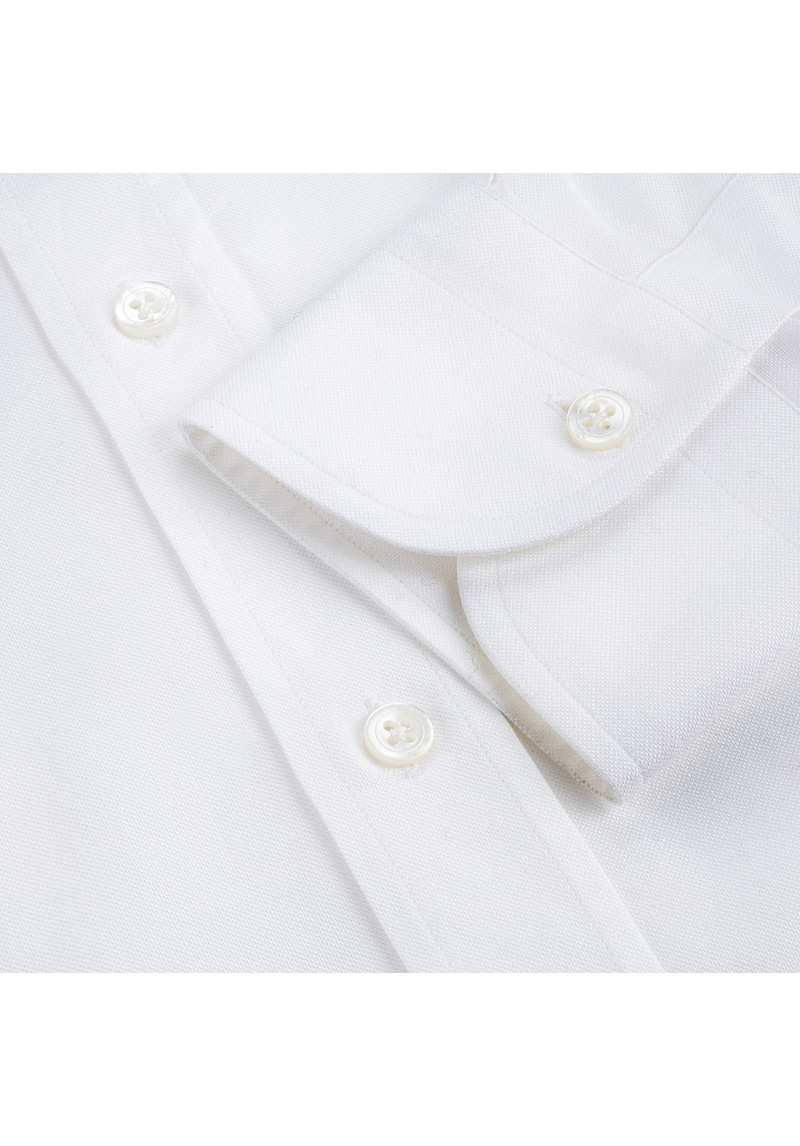White Oxford Cotton Button Down Shirt